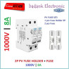 8A - PV DC Fuse Holder 2P with Fuse 8 A 1000V Solar Cell Panel Surya